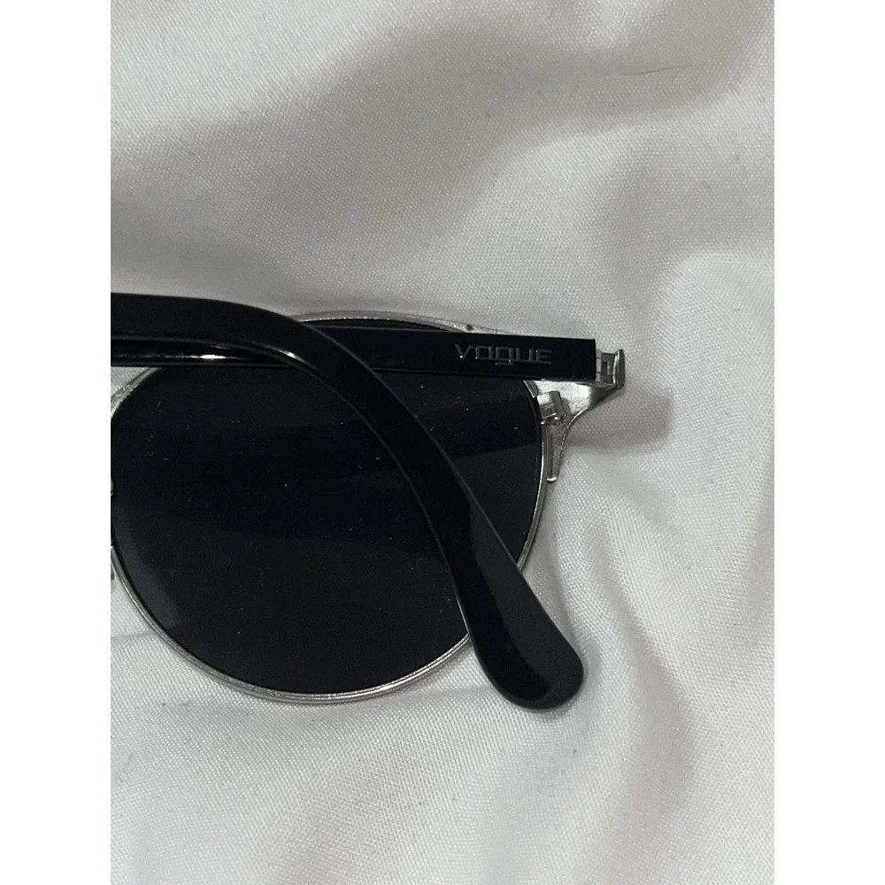 Vogue VO4011 352 Round Designer Sunglasses Eyeglasses Frames Black 49-18-140